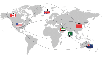 Umbrella Packaging locations map