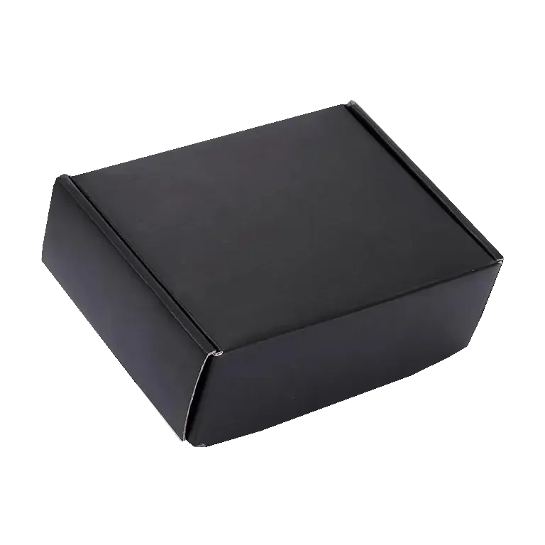 Black linen boxes