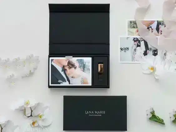 Black Linen Boxes